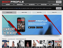 Tablet Screenshot of bodyprofile.com